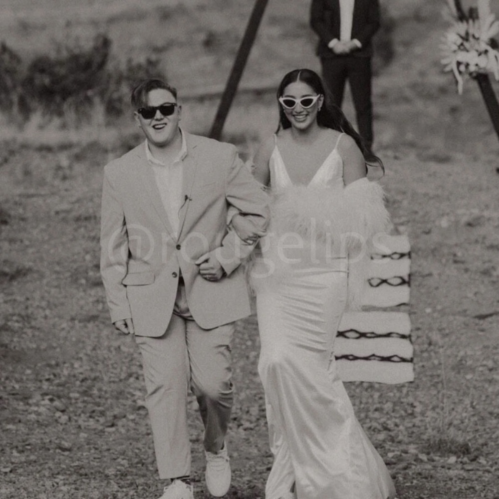 White Deep V Neck Backless Ruched Long Wedding Slip Sheath Dress - Picture 17 of 17